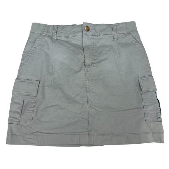 Lee Womens Mid Rise Cargo Skort Gray Size Medium - Picture 1 of 5